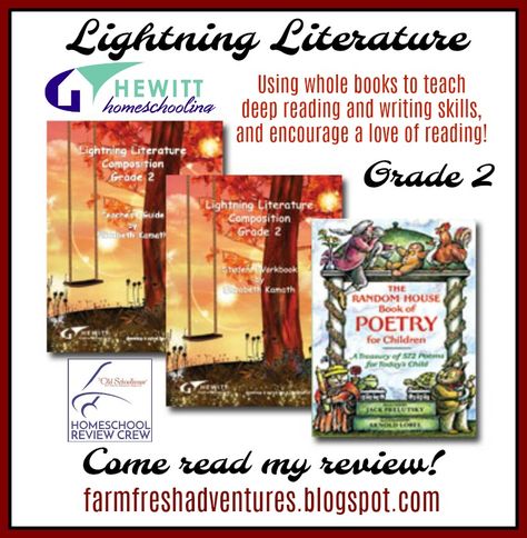 Lightning Literature Grade 2 {Curriculum Review} @hewittonline Grade 2 Curriculum, Second Grade Language Arts, Elementary Curriculum, Homeschool Board, Love Language, Work Ethic, Children's Literature, Community Service, Grade 2