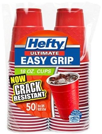 Save $1.00 On Any Two Packages Of Hefty Cups With Printable Coupon! Bake Turkey Wings Recipe, Beer Pong Cups, Baked Turkey Wings, Vacation Food, Plastic Party Cups, Freebies By Mail, Kitchen Jars, Red Cups, Red Party