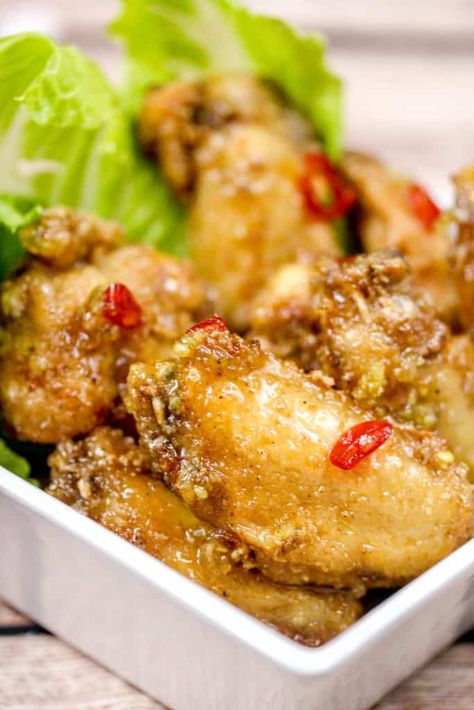 Vietnamese Party, Vietnamese Fish Sauce, Fried Chicken Batter, Vietnamese Fish, Nuoc Mam, Chicken Batter, Glazed Chicken Wings, Party Wings, Fried Chicken Wings