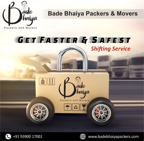 Bade Bhaiya Packers and Movers is a reputed name in the field of packers and movers services. With their professional expertise and reliable solutions, they aim to make the process of relocation smooth and hassle-free for their customers. They specialize in efficiently packing, loading, transporting, unloading, and unpacking items during the moving process https://www.badebhaiyapackers.com/branch/hyderabad.html Packers And Movers Creative Ads, Creative Post, Packers And Movers, Creative Ads, Creative Posters, Relocation, The Field, Hyderabad, The Process