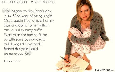 15 Amusing Quotes From Bridget Jones’ Diary That Tell Us It’s Okay To Be Silly In Love Bridget Jones Diary Quotes, Bridget Jones Quotes, Amusing Quotes, Amused Quotes, Bridget Jones Diary, Be Silly, Jean Luc Godard, Bridget Jones, Diary Quotes