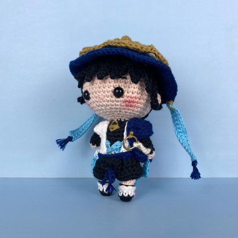 Traveller from the east town [NEW PATTERN] Genshin Impact series: 💙Scara💙 🩵🩵 Here is my recent amigurumi from the genshin series: scara. Still pending some ofher friends as they are still in design process. 🩵🤍💙🩵🤍💙 #scara #scaramouche #genshinimpact #amigurumipatterns #amigurumilove #amigurumi #nanariland #moemoe #bonekarajut The East, Amigurumi Pattern, In Design, Design Process, Be Still, Genshin Impact, Amigurumi, Crochet, Pattern