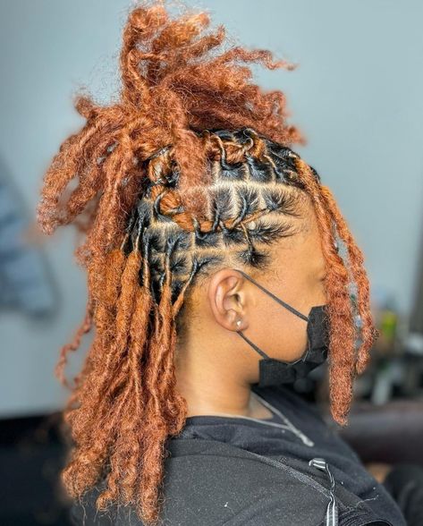 Dreads Styles For Women, Natural Dreadlocks, Dreads Girl, Butterfly Locs, Short Locs Hairstyles, Hair Adviser, Soft Caramel, Dreadlock Styles, Dreads Styles