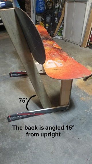 Snowboard Bench : 9 Steps (with Pictures) - Instructables Snowboard Bench Diy, Snowboard Furniture, Diy Ski Rack, Ski Bench, Snowboard Bench, Ski Chalet Decor, Outdoor Gear Storage, Chalet Decor, Skateboard Furniture