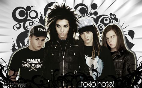 Tokio hotel 1366x768 Wallpaper Hd, Posters On Wall Bedroom, Emo Band, Tokyo Hotel, Hotel Logo, Emo Wallpaper, Band Wallpapers, Tokyo Hotels, Bill Kaulitz