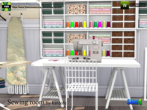 Muebles Sims 4 Cc, Sewing Machine Table, Sims 4 Clutter, Sims 4 Expansions, Sewing Furniture, Sims Games, Sims Four, Sims 4 Cc Packs, Sims 4 Cc Furniture