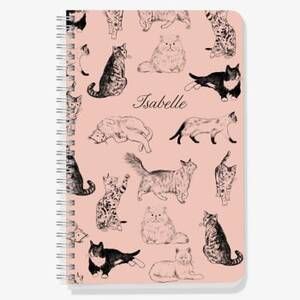 Cat Parade Custom Journal Custom Journal, Cool Journals, Book Paper, Cute Journals, Custom Journals, Personal Diary, Paper Style, Paper Source, Birthday Wishlist