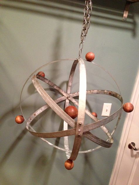 A client doing a rustic science themed nursery wanted a mobile that looked like a rustic atom.    The nucleus is an old wood croquet ball and the protons/electrons are wood balls I imbedded a magnet in the small wood balls so they can be put anywhere on the rings.  Science is FUN! Science Themed Room, Science Themed Nursery, Scientist Bedroom, Science Themed Bedroom, Chemistry Bedroom Ideas, Science Themed Bedroom Girl, Science Bedroom Decor, Science Themed Bedroom Periodic Table, Science Bedroom