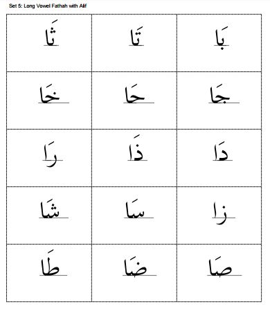 The Long Vowels in Arabic ~ TJ Homeschooling Arabic Long Vowels, Arabic Alphabet Chart, Alphabet Chart Printable, Letter Writing Worksheets, Plants Kindergarten, Writing Sight Words, Free Worksheets For Kids, Writing Practice Sheets, Arabic Writing