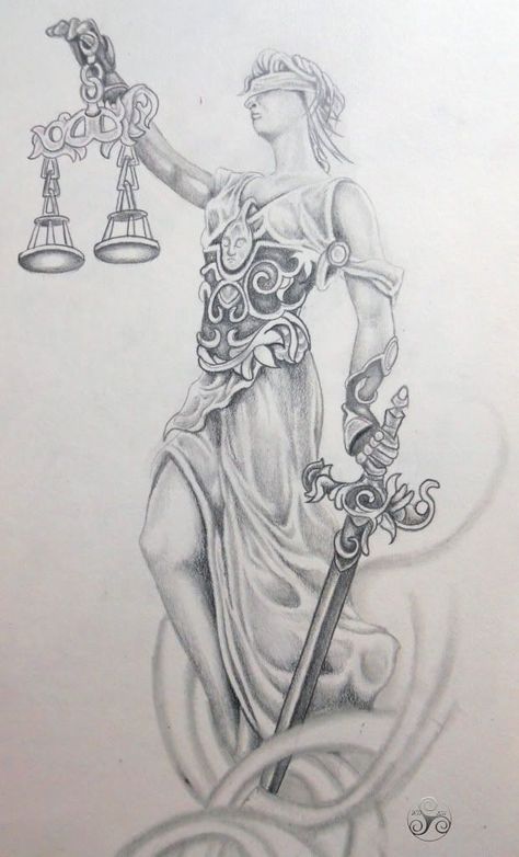 Image result for lady justice tattoos Justice Drawing, Lady Justice Tattoo, Libra Sign Tattoos, Biomech Tattoo, Justice Tattoo, Tattoo Painting, Libra Tattoo, Scales Of Justice, Greek Mythology Tattoos