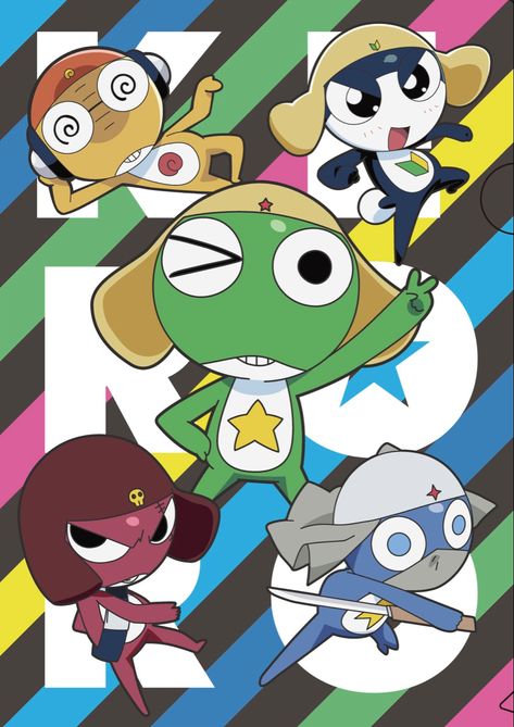 Sargent Frog, Sergeant Frog, Sgt Frog, Keroro Gunso, Robot Design Sketch, Old Cartoon Shows, Anime Wall Prints !!, Corpse Party, Disney Art Drawings