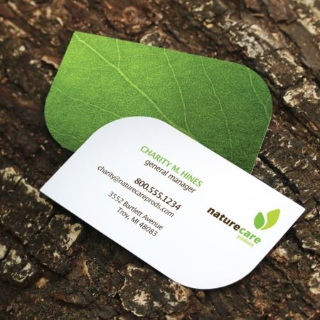 Print Leaf Business Cards | UPrinting Die Cut Business Cards, Innovative Business Cards, Visiting Card Design, Card Printing, Green Business, Card Business, Business Stationery, Custom Business Cards, Business Cards Creative