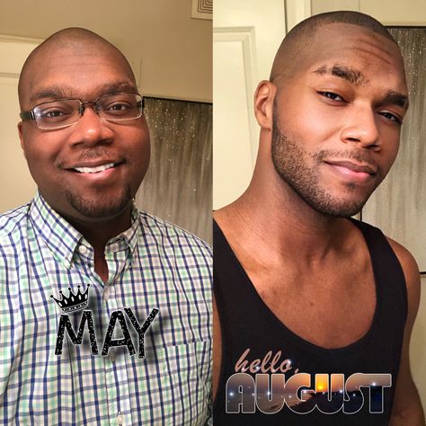 80lb weight loss transformation within 3 months! Diet and exercise, keeping up with steps everyday.  #weightlosstransformation #weightloss #3monthweightloss #transformed #losingweight #maleweightlosstransformation #overweighttoskinny #blackmenweightloss 4 Month Weight Transformation, Two Month Weight Transformation, Lost Weight Before And After Body Transformations, Before After Transformation Male Female, Black Women Weight Transformation, Diet And Exercise, Tone It Up, 3 Months, Black Men