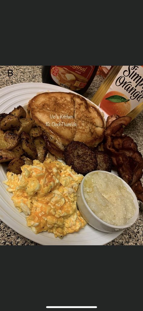 Black People Breakfast, Breakfast Ideas Black People, Black Breakfast, College Food, College Meals, Dinner Meals, Food Goals, I Want To Eat, Breakfast Food