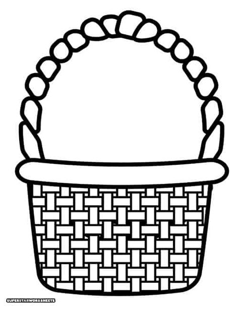 Christian Easter Coloring Pages, Family Easter Basket, Printable Easter Coloring Pages, Coloring Pages Easter, Egg Coloring Pages, Easter Egg Template, Easter Art Project, Easter Egg Coloring, Egg Coloring Page