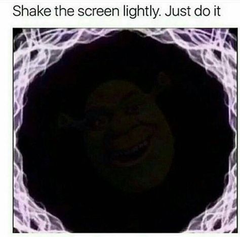 Just do it! Shake The Screen, Shake Your Phone, Illusions Mind, Eye Tricks, Tom Delonge, Cool Illusions, Funny Mind Tricks, Cool Optical Illusions, Boris Vallejo