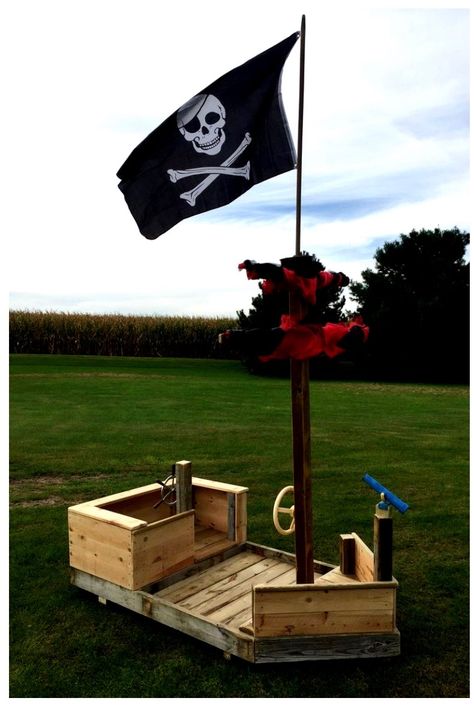 Diy Garden Ideas, Play Area Backyard, Backyard Camping, Backyard Playground, Backyard Play, Play Equipment, Kids Wood, Outdoor Wood, Pirate Ship