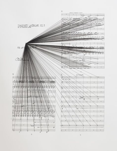 John Cage Mathematical Art, Graphic Score, Installation Interactive, Data Art, John Cage, Experimental Music, Abstract Drawing, Posing Guide, Visual Poetry