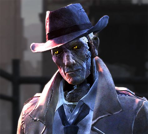 Fallout Nick Valentine, Fallout 4 Pfp, Nick Valentine Fallout, Fallout Pfp, Fallout 4 Nick Valentine, Fallout 4 New Vegas, Fallout Funny, Nick Valentine, Valentines Gif