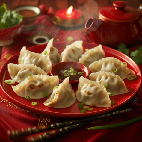 Jiaozi for Prosperity Chinese New Year Dumplings, Dumpling Festival, Chinese Dumplings, Summer Projects, Ancient China, Ground Pork, Lunar New Year, Lunar New, Traditional Food