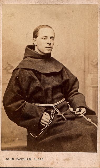 Albumen Carte of Unknown Priest, circa 1860 1800s Priest, Gothic Priest, Cathedral Lighting, Hell Hounds, Underground Society, Priest Robes, Michael Roberts, Jesus Christ Superstar, Space Fantasy