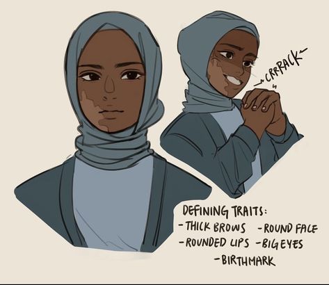 Face Birthmark, Birthmark On Face, Anime Muslim, Hijab Styles, Diy Art Painting, Drawing Reference Poses, Art Tips, Drawing Tips, Cute Characters