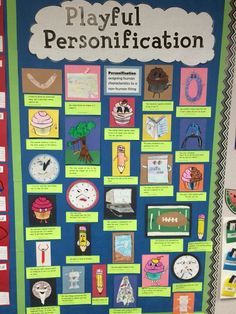 Personification Examples, Fourth Grade Classroom, Teaching Figurative Language, 5th Grade Writing, Ela Writing, Teaching Poetry, 4th Grade Writing, 4th Grade Ela, 4th Grade Classroom