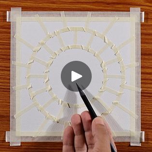 😍😍 | 😍😍😍 Masking Tape Trick Drawing! | By Deepak's Art & CraftFacebook Trick Drawing, Masking Tape Art, Tape Painting, Warm And Cool Colors, Tape Art, Oil Pastels, Easy Watercolor, Masking Tape, Oil Pastel