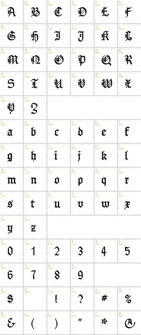 Free Gotenborg Fraktur Font Download - Infos, TTF Preview & CharMap | DailyFreeFonts.com Fraktur Font, Medieval Font, Gothic Fonts, Online Fonts, Alphabet Flashcards, Character Map, The Font, Font Download, Brand Building