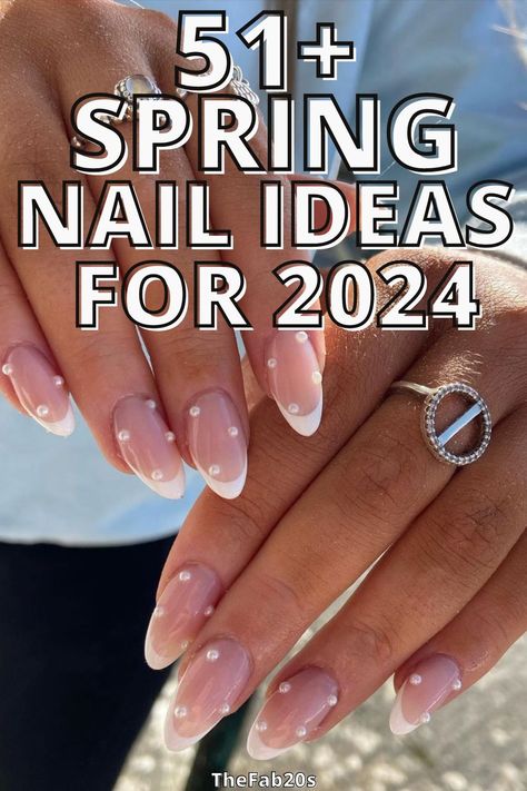 Spring Nails Spring Gel Nails Ideas, Spring Nail Ideas, Simple Spring Nails, April Nails, Spring Acrylic Nails, Nail Color Trends, Short Gel Nails, Spring Nail Trends, French Manicure Nails