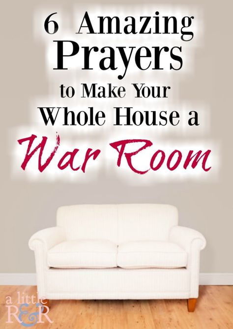 Here are 6 powerful prayers to pray while you clean that will turn your whole house into a war room. Stop viewing housework as a menial task and begin seeing it as beautiful worship as you pray over every room of your house. #alittlerandr #warroom #prayer #homemaking Praying For Your Family, Prayer Closet, Prayer Times, Prayer Room, Prayer Board, Prayer Scriptures, Faith Prayer, Prayer Warrior, Bible Prayers