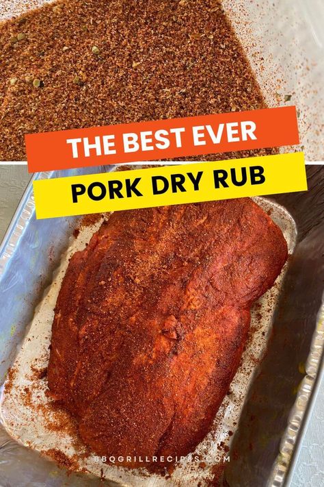 Easy Homemade Pork Dry Rub Recipe 6 Dry Pork Rub Recipes, Bbq Pork Rub Recipe, Bbq Dry Rub Recipes Pulled Pork, Dry Rub For Pork Shoulder, Smoked Pork Rub Recipe, Grilled Pork Tenderloin Recipes Dry Rubs, Pork Loin Rub For Smoker, Boston Button Dry Rub Recipe, Pulled Pork Rub Recipe Smokers