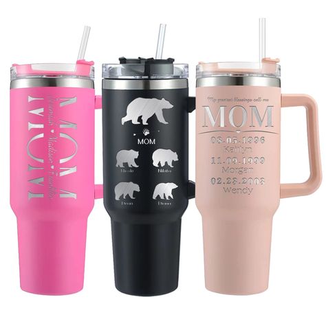 PRICES MAY VARY. ✅ CUSTOM GIFTS FOR TUMBLER: Click 'Customize Now' to add kids names on your personalized mom tumbler for women. You deserve to get this 40oz engraved name personalized tumblers with lids and straws. ✅ PERSONALIZED MOM GIFT: Custom mom tumbler Personalized mama bear tumbler can add kids names as a Mothers Day gift for mother, new mom. ✅ REFILL LESS: 40oz personalized mom tumbler with kids names holds much beverages and avoid much walks to the kitchen. RELISH MORE. ✅ MULTIFUNCTION Mama Bear Tumbler, Add Kids, Camp Wedding, Personalized Mother's Day Gifts, Mom Tumbler, Call My Mom, Kids Names, Personalized Gifts For Mom, Mom Coffee