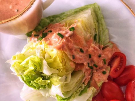 History of Thousand Island Dressing Thousand Island Dressing Uses, Cooking Vintage, Chicken A La King, Thousand Island, Wedge Salad, Thousand Island Dressing, Dressing Well, French Dressing, Island Dress