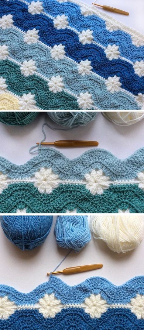 Crochet Squares Afghan, Pattern Blanket, Crochet For Beginners Blanket, Mode Crochet, Crochet Blanket Afghan, Maltese Dog, Blanket Knitting Patterns, Crochet Stitches Patterns, Afghan Crochet Patterns