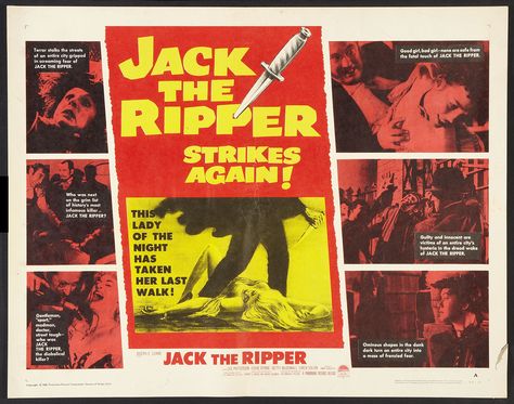 Jack the Ripper (1960) Jack Ripper, Vampire Bites, Johnny Rotten, Jack The Ripper, Cult Movie, Who Is Next, Cult Movies, Movie Posters Vintage, The Grim