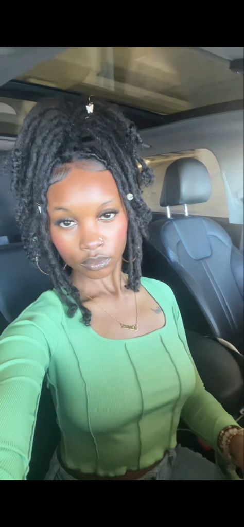 Cute half up half down loc style Locs Hairstyles, Loc Styles, Half Up Half Down, Half Up, Locs, Hairstyles, Hair Styles, Hair