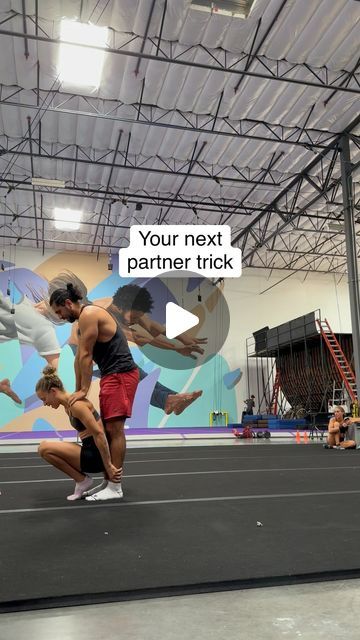 Myer Hursey | Circus Artist🎪 on Instagram: "Another fun one to try!  Grab a partner & give this one a go!🔥   #circus #acro #partneracro #acrobatics #partneracrobatics #acrodance #dancelifts #circusacrobatics #circuseverydamnday #fitness #fitnessjourney #lasvegas #lasvegascircuscenter #partnerchallenge #fitnesschallenge #acrobat #acroyoga #acrobalance" Partner Challenges, 3 Person Yoga Poses, Partner Acrobatics, Acro Dance, Acro Yoga, Artist On Instagram, Workout Challenge, Fitness Journey, Yoga Poses