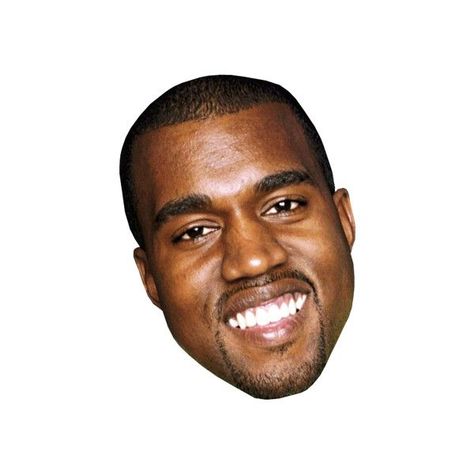 Kanye Heads ❤ liked on Polyvore Kanye West Face, Kanye Face, Kanye West Birthday, Emojis Transparent, Hollywood Theme Party Decorations, Kanye West Funny, Face Collage, Hollywood Party Theme, Hip Hop Art