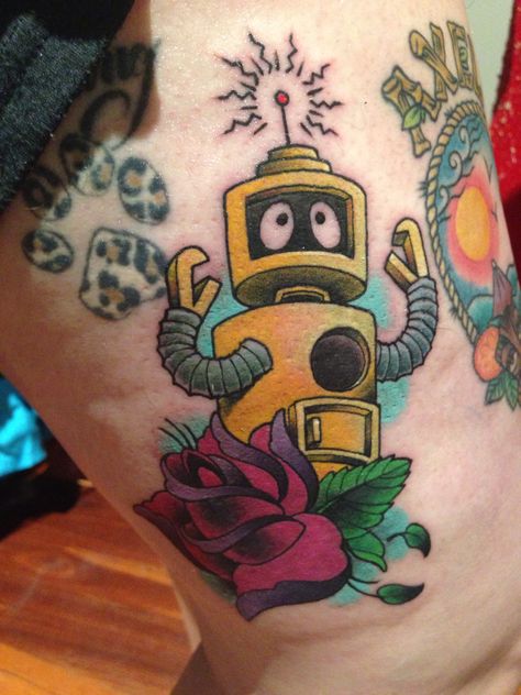 Traditional style Plex tattoo from Yo Gabba Gabba Yo Gabba Gabba Tattoo, Moomin Wallpaper, Yo Gabba Gabba, Gabba Gabba, Interesting Images, Tattoo Inspo, I Tattoo, Traditional Style, Tatting