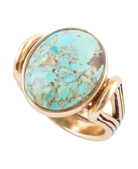 Barse Phoenix Genuine Blue Turquoise Oval Ring - Macy's Turquoise Men, Green Jasper, Bronze Ring, Oval Ring, Funky Jewelry, Oval Rings, Genuine Turquoise, Men's Rings, Blue Turquoise