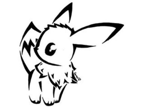 Eevee stencil by Longquang - Thingiverse Pokemon Stencils, Pokemon Tattoo, Pokemon Eevee, Tattoo Stencil, Pokemon Drawings, All Pokemon, Pokemon Pictures, Tattoo Stencils, Cute Pokemon