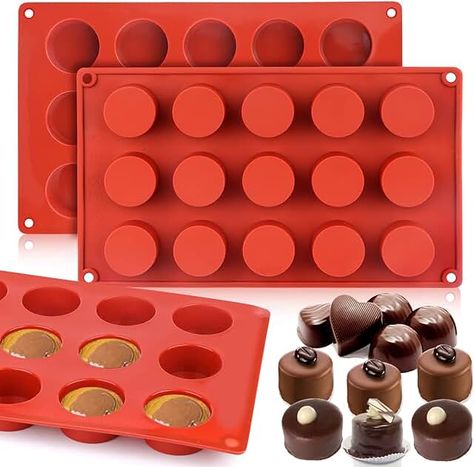 Amazon.com: Silicone Food Mold Truffle Molds, Silicone Molds Recipes, Hard Candy Molds, Cream Cheese Mints, Chocolate Covered Cookies, Food Mold, Butter Molds, Nut Snacks, Holiday Eating