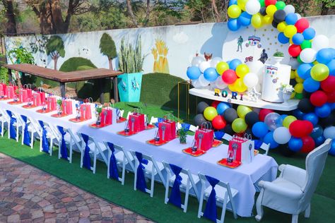 Power Rangers Theme Party, Power Rangers Party, Power Rangers Theme, Power Ranger Birthday Party, Power Ranger Party, Power Ranger Birthday, Sonic Party, Birthday Table, Power Ranger