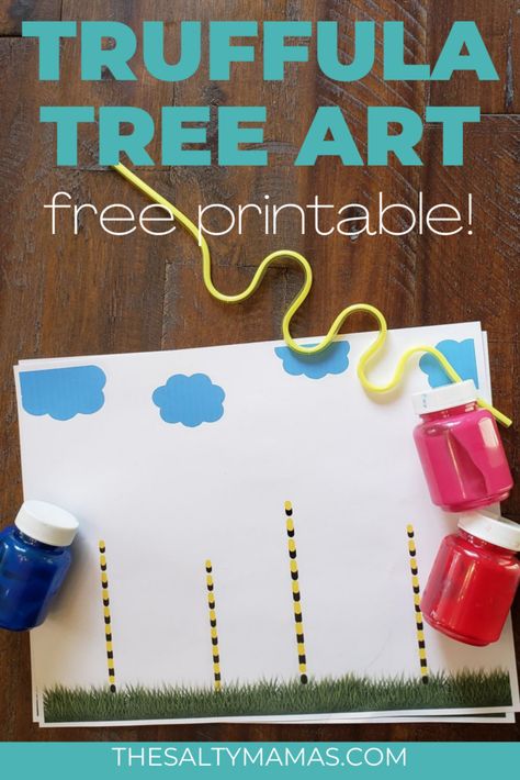 Truffula Trees Craft Preschool, The Lorax Crafts For Preschool, Truffula Trees Craft, Art Project For Preschoolers, Lorax Activities, Tree Art Project, Lorax Craft, Project For Preschoolers, The Lorax Activities