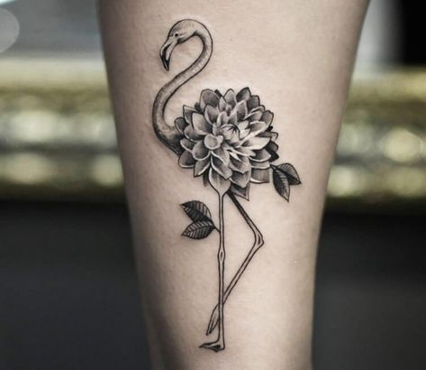 Flamingo Mandala Tattoo, Half Sleeve Tattoo Inspiration, Mother Flamingo Tattoo, Flamingo And Flower Tattoo, Flamingo Leg Tattoo, Flamingo Tattoo Placement, Flamingo Arm Tattoo, Geometric Flamingo Tattoo, Floral Flamingo Tattoo