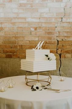 Squared Wedding Cakes, Small Square Wedding Cakes, Simple Square Wedding Cake, Simple Wedding Cake Square, Square Grooms Cake, Square Engagement Cake, Square Tiered Cakes, Square Tier Cake, 2 Tier Square Wedding Cake