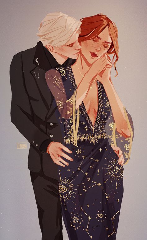 Scorpius And Rose, Draco And Hermione Fanfiction, Draco Malfoy Fanart, Dramione Fan Art, Draco And Hermione, Harry Potter Artwork, Harry Potter Ships, Harry Potter Anime, Harry Potter Fan Art