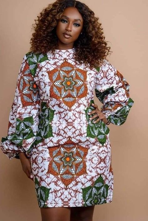 Mishono Ya Vitambaa Magauni, Ankara Short, African Fabric Dress, African Print Dress Ankara, Best African Dresses, Short African Dresses, Afrikaanse Mode, African Wear Dresses, African Inspired Clothing