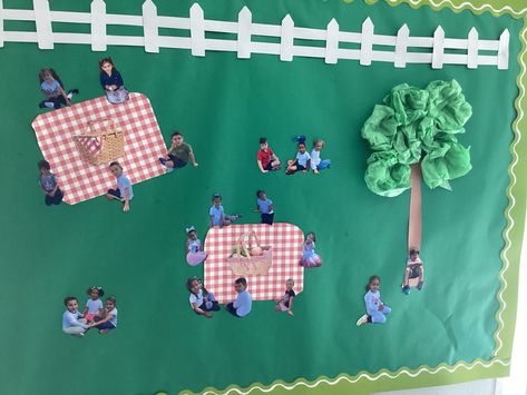 Picnic Bulletin Boards, Picnic Art, Boards Ideas, Kids Picnic, Picnic Theme, Fruit Picking, Teacher Boards, Theme Classroom, Teaching Inspiration